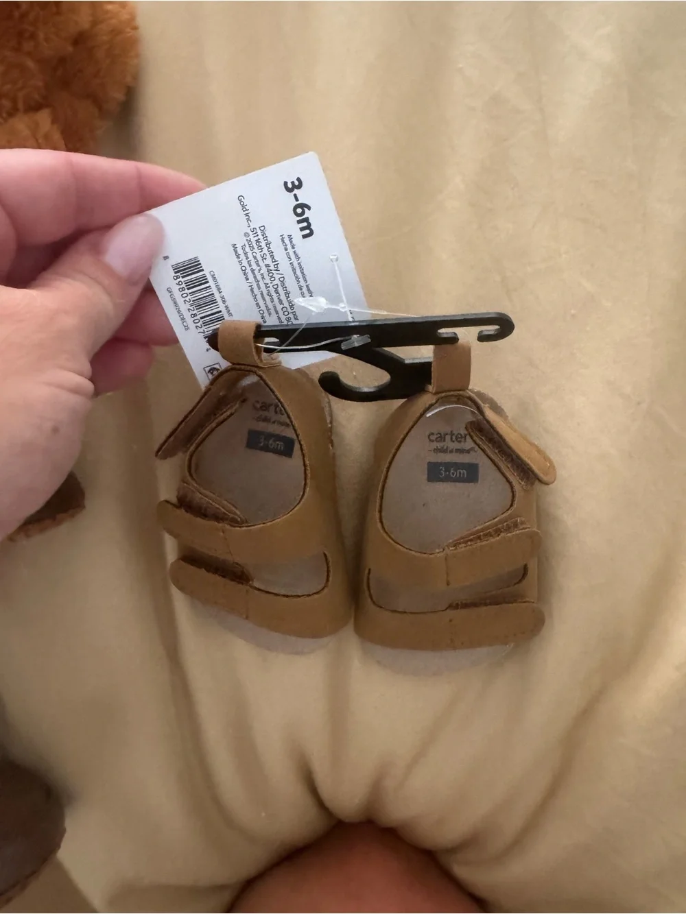 Boys Brown Shoe set 0-6M